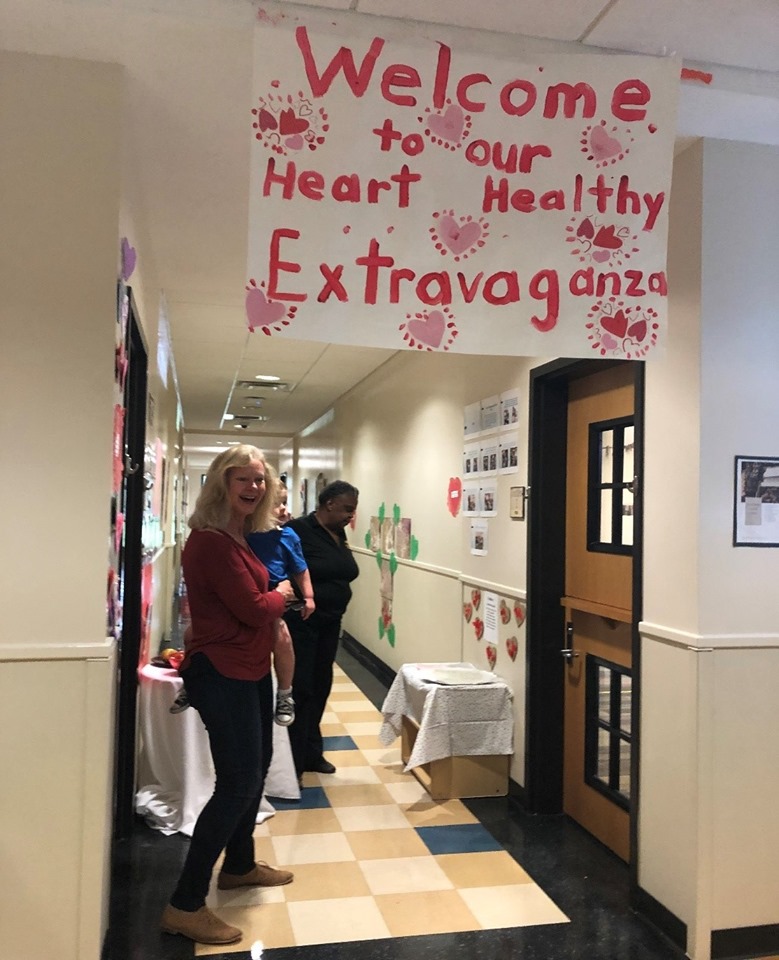 The welcome sign at the event