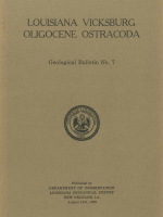 Vicksburg Oligocene Ostracoda