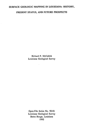 La Surface Geologic Mapping 1992