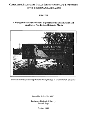 Biological Characterization of La Coastal Zone Marshes